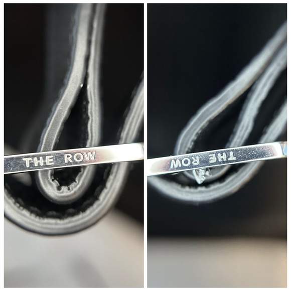 The Row Soft Margaux 17 - Black Grained Leather - Picture 12 of 13